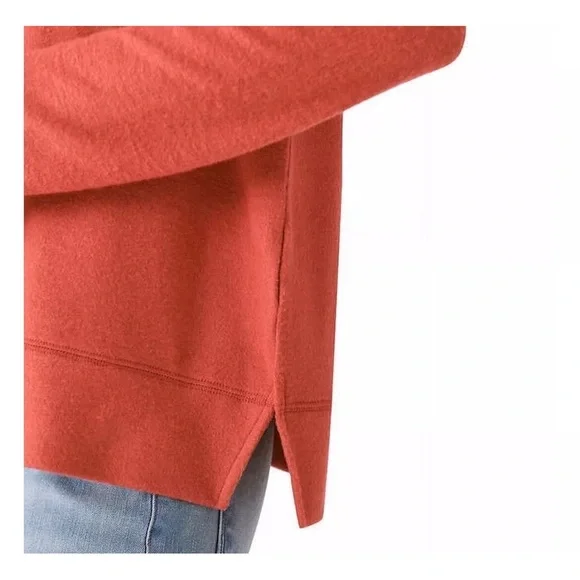 LUCKY BRAND Plus XXL soft Sweatshirt Side slits Raglan Long Sleeve casual - Picture 3 of 17